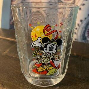 Mickey Mouse 2000 McDonald’s Glass Tumbler Animal Kingdom